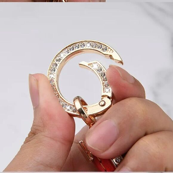 Keychain Luxury Modern Design VIBRANT RED - Picture 8 of 9